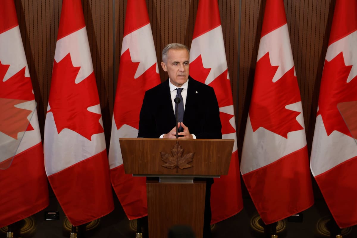 Canadá, Mark Carney. (Patrick Doyle/The Canadian Press via AP)