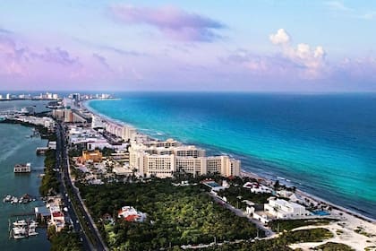 Cancún, uno de los destinos favoritos de los turistas internacionales que van a México