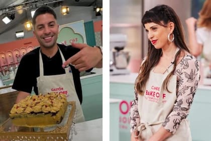 Cande Molfese y Gastón Edul fueron compañeros en la última temporada de Bake Off Argentina