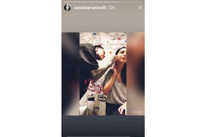 Cande Tinelli se perforó la nariz para ponerse un piercing y también le colocó uno a su hermana, Juanita