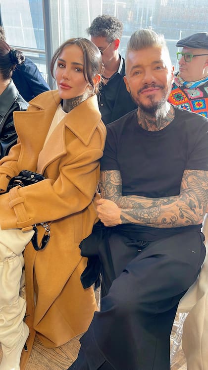 Cande y Marcelo Tinelli en la primera fila de Pucheta Paz