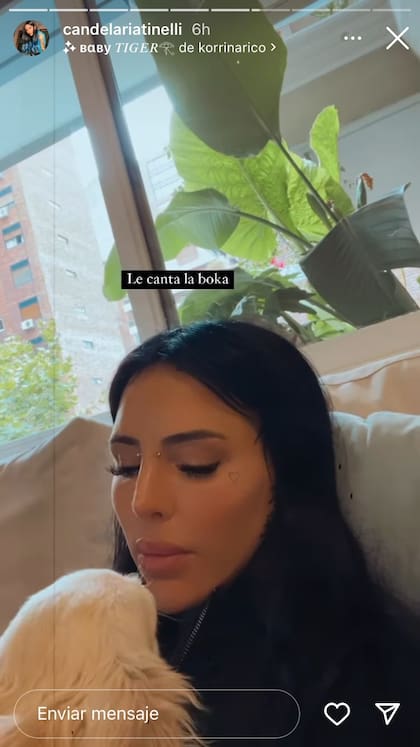 Candelaria Tinelli mostró su nuevo piercing