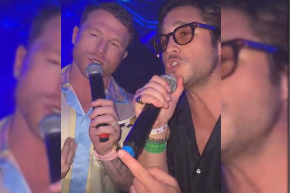 Canelo Álvarez se fue de fiesta y hasta cantó con Diego Boneta tras perder la pelea en Las Vegas
