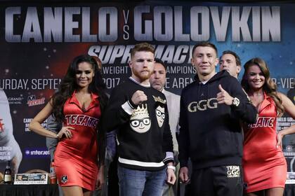 Canelo Álvarez y Gennady Golovkin, listos para la gran revancha; este viernes será el pesaje