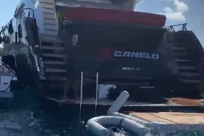 Canelo mostró su lujoso yate en las redes sociales
