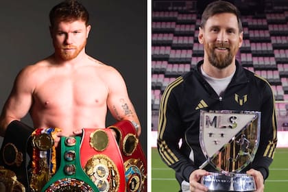 Canelo se convirtió en objeto de memes y burlas debido a una reacción "demasiado acalorada" contra Messi. Foto: @canelo vía Instagram / @leomessi vía Instagram