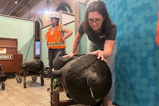 Cañones perdidos en un río durante la Revolución estadounidense se exhibirán en museo de Georgia