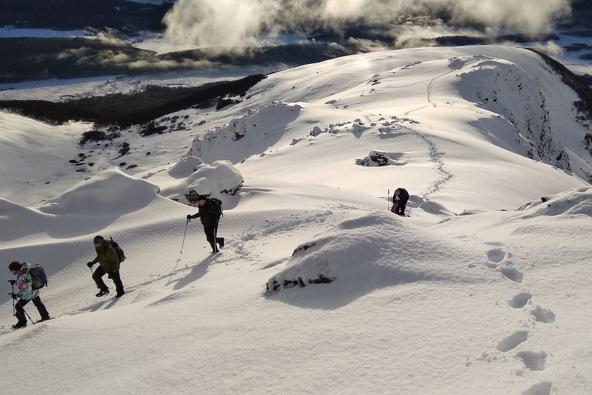 Cansado de ver paisajes desde el auto, decidieron organizar trekkings a los sitios más atractivos de la isla, como el cerro Carbajal (foto) donde viven, e invitan a los viajeros que se animen a sumarse