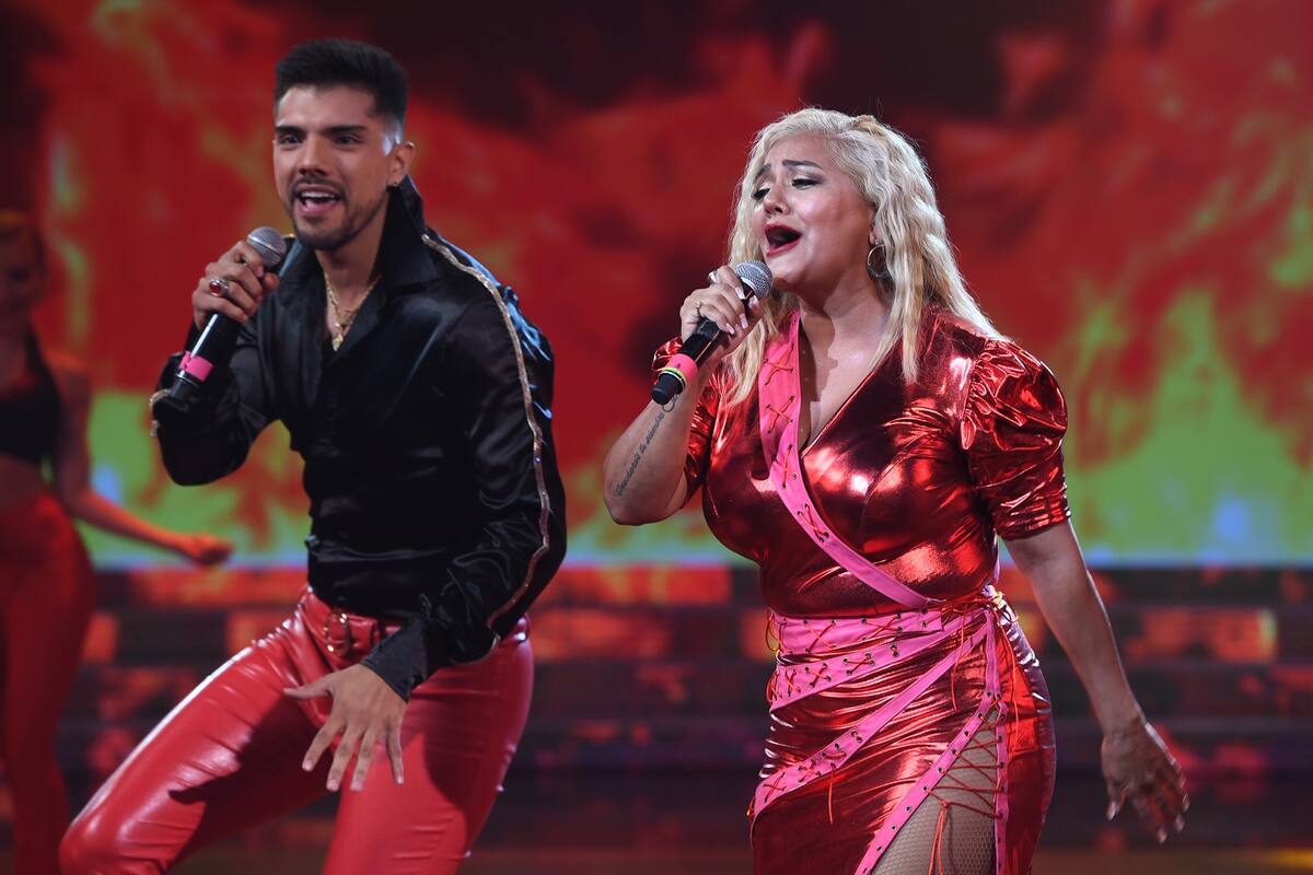 Cantando 2020: al rojo vivo, Gladys La Bomba Tucumana cantó un tema de Sandro