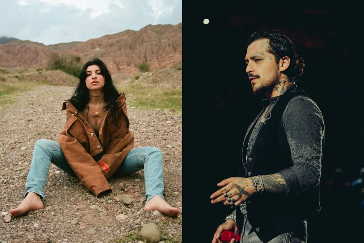 Cantante argentina consigue éxito tras separarse del mexicano Christian Nodal (Instagram/@cazzu/@nodal)