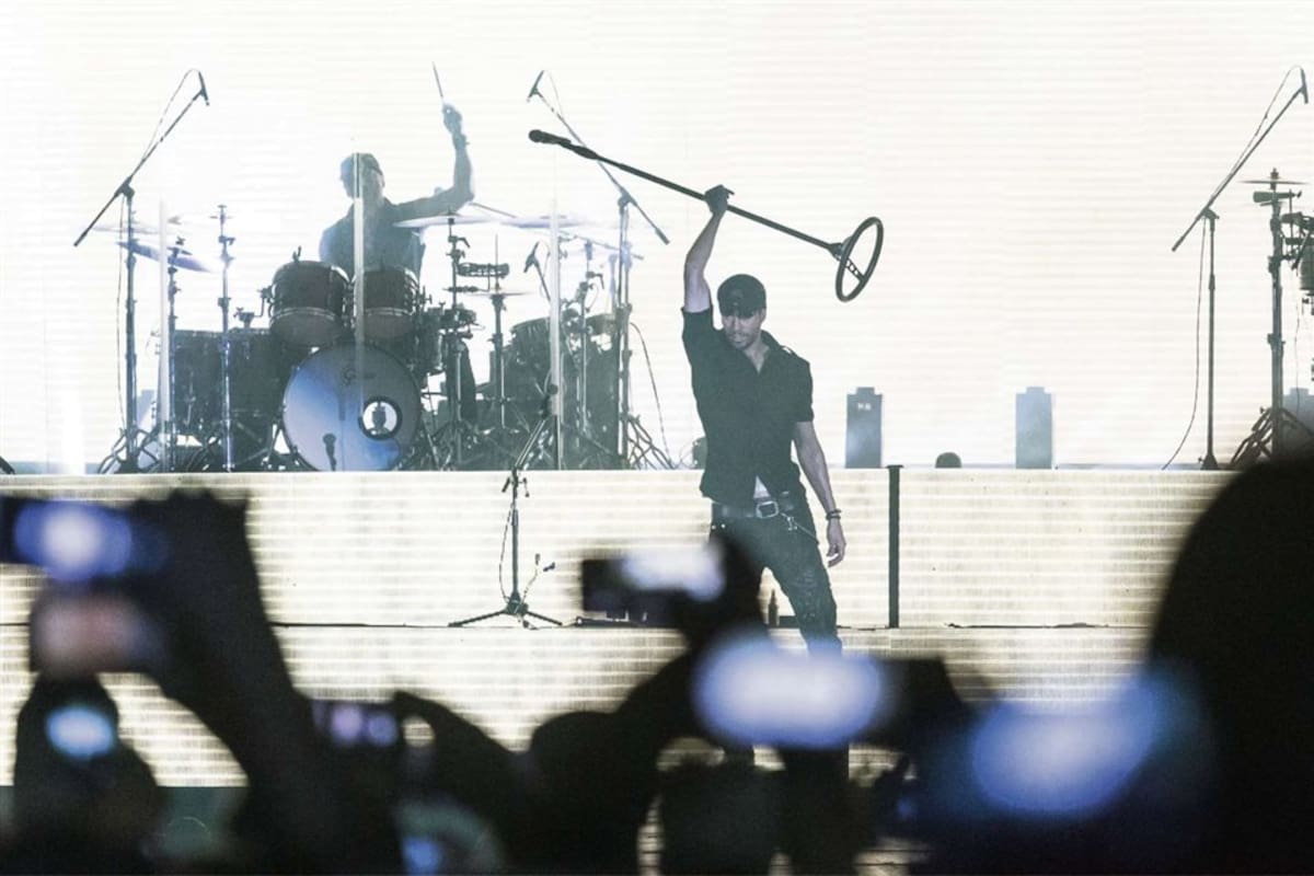 Cantó poco e interactuó mucho con sus fans