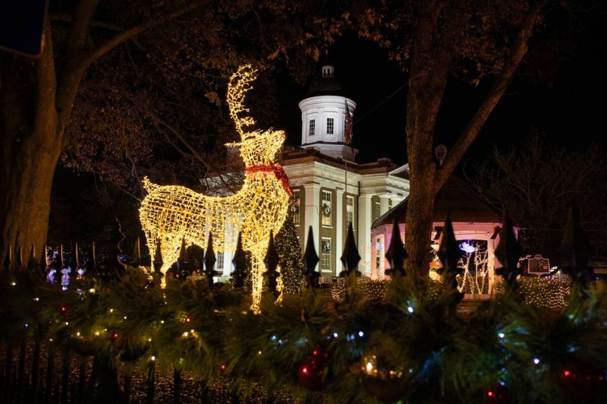 Cantón es uno de los mejores lugares del Sur de Estados Unidos para pasar la navidad (Canton Tourism)