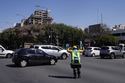 Caos de tránsito en la Avenida 9 de Julio