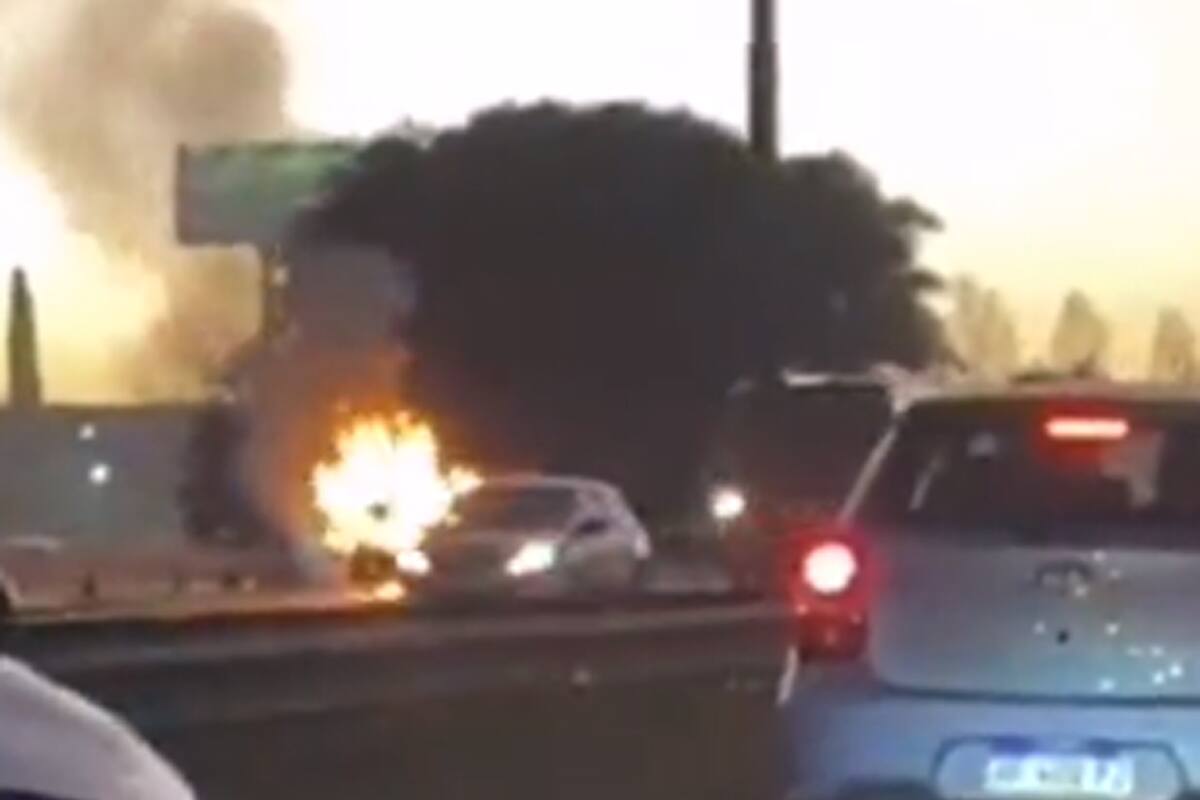 Caos de tránsito en la Panamericana por choque múltiple en el Ramal Pilar km 48 mano al norte