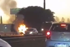 Caos de tránsito en la Panamericana por choque múltiple en el Ramal Pilar km 48 mano al norte