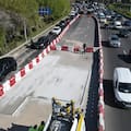 Se complica el tránsito por la General Paz: hasta cuándo estarán cortados los carriles por obras en Lugones