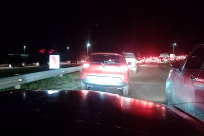 Caos en el regreso a la ciudad de Buenos Aires desde la Costa Atlántica