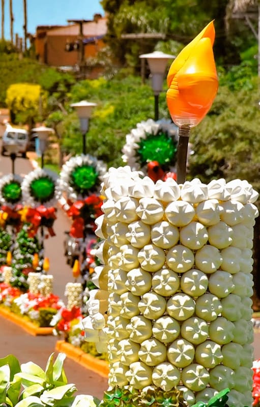 Capioví soprende por la creatividad de los adornos.