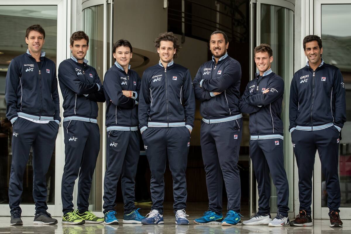 Capitanes del Equipo Argentino de Tenis.