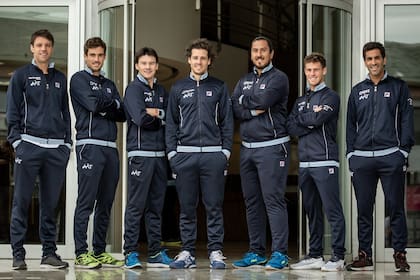 La delegación argentina de Copa Davis