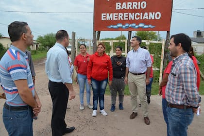 Capitanich, en el barrio Emerenciano Sena