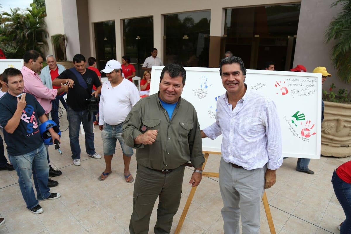 Capitanich y Emerenciano Sena, en 2018