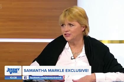 Captura de pantalla de la aparición de Samantha
Markle, hermana de la duquesa, en el ciclo conducido por
Jeremy Vine