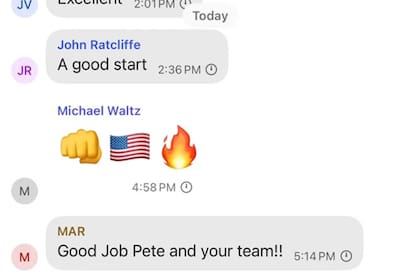 Captura de pantalla del chat.