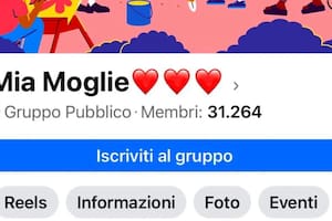 Captura de pantalla del grupo "Mia Moglie" de Facebook. Fuente: X