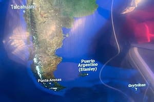Captura de pantalla del mapa de a bordo de British Airways