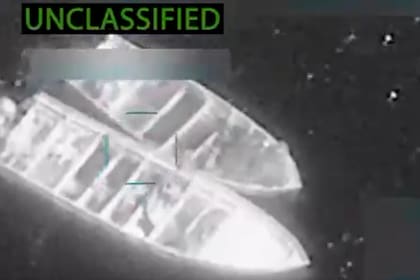 Captura de pantalla del video publicado por el secretario de Defensa norteamericano, Pete Hegseth. Fuente: X