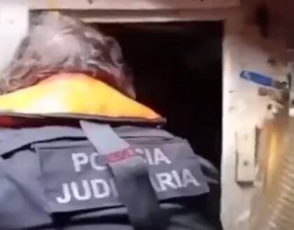 Captura de pantalla del video publicado por las fuerzas de seguridad de Portugal. Fuente: X