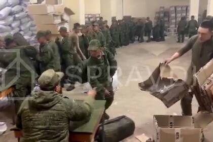 Captura de video de las imágenes difundidas por la agencia ucraniana SPRAVDI,