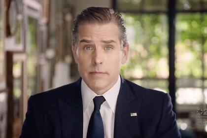 Captura de video del hijo de Joe Biden, Hunter, del 20 de agosto de 2020 durante la transmisión online de la Convención Nacional Demócrata