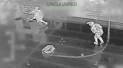 Captura del video publicado por el Comando Sur de Estados Unidos (SOUTHCOM) de la incautación del Veronica en el Caribe, el 15 de enero de 2026. Fuente: X