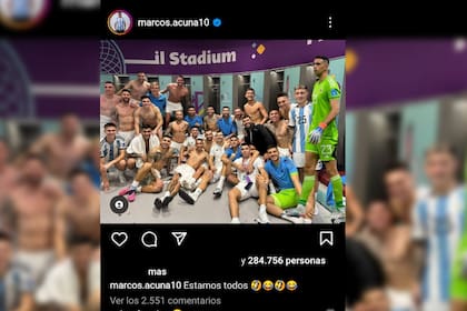 (Captura Instagram @marcos.acuna10)
