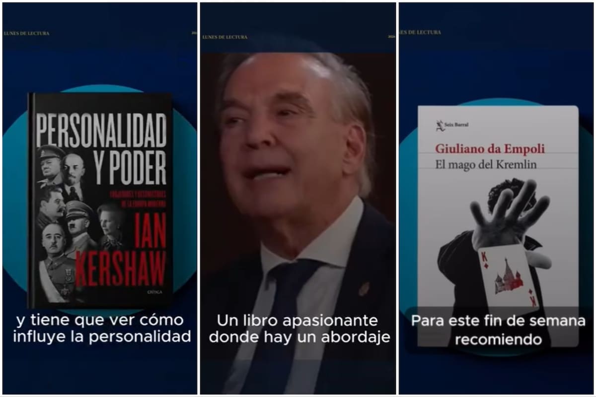 Capturas de "Domingos de lectura", del diputado Miguel Ángel Pichetto