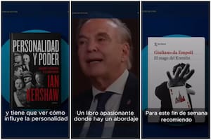 Capturas de "Domingos de lectura", del diputado Miguel Ángel Pichetto