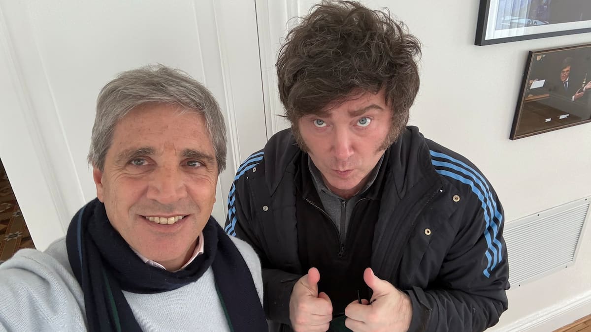 Milei negó la salida de Luis Caputo y se mostró confiado en que será reelecto