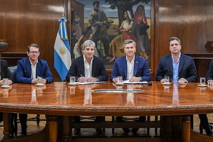 Caputo y el gobernador de Chaco, Leandro Zdero