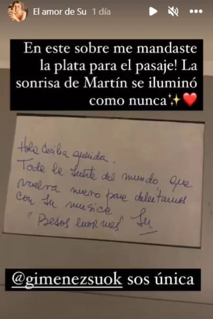 Caramelito Carrizo recordó cuando Susana Giménez le dio dinero para que ella pudiera viajar junto a su hermano Martín a Estados Unidos para hacer un tratamiento contra el ELA