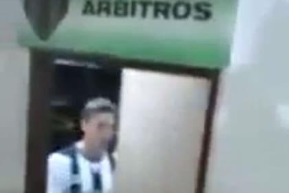 Caranta, en el vestuario de Ceballos