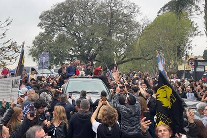 Caravana de Milei por Tigre