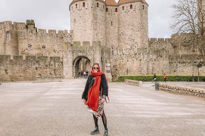 Carcassonne, ciudad medieval en Francia.
