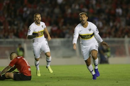 Cardona marcó el gol de Boca