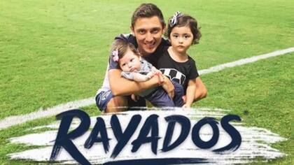 Cardozo, con sus hijos