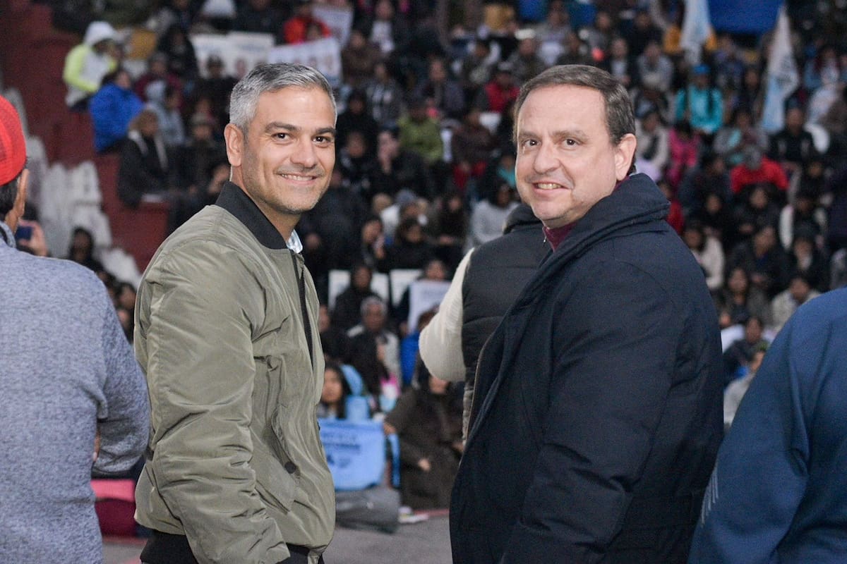 Cardozo y Snopek, en el cierre de campaña del frente Unidad por Jujuy