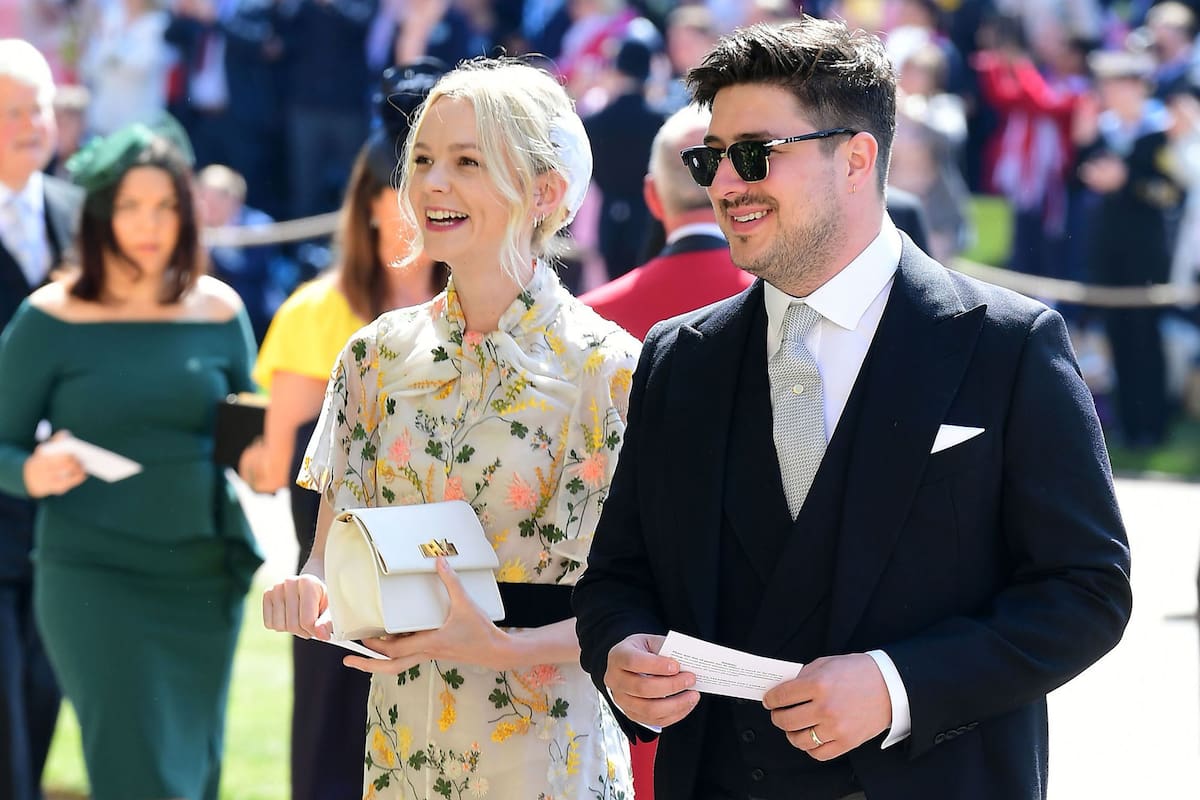 Carey Mulligan y Marcus Mumford fueron uno de los primeros en llegar