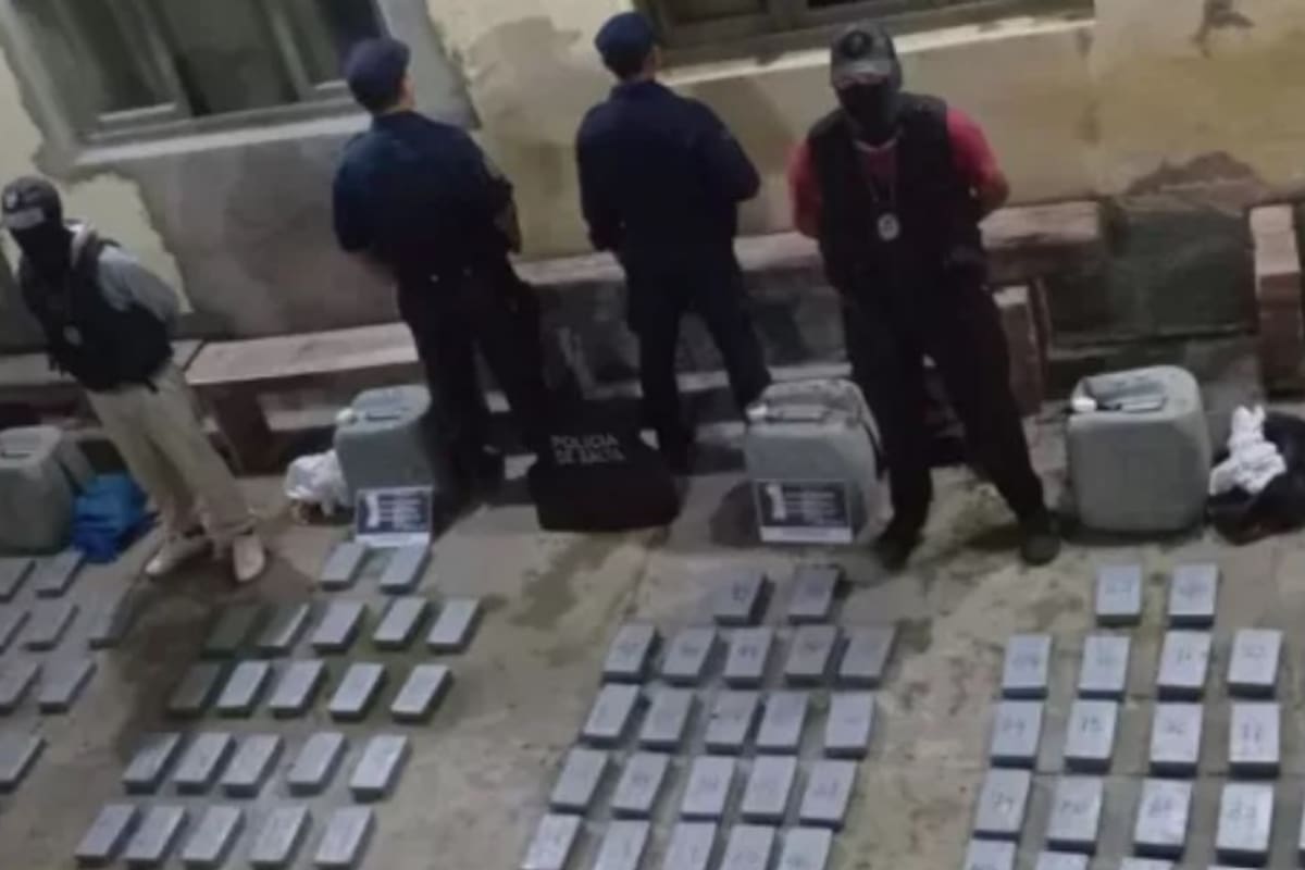 Cargamento secuestrado en Aguaray.