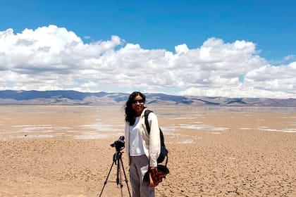 Carina Rodríguez, intendenta del Monumento Natural Laguna de los Pozuelos, Jujuy.